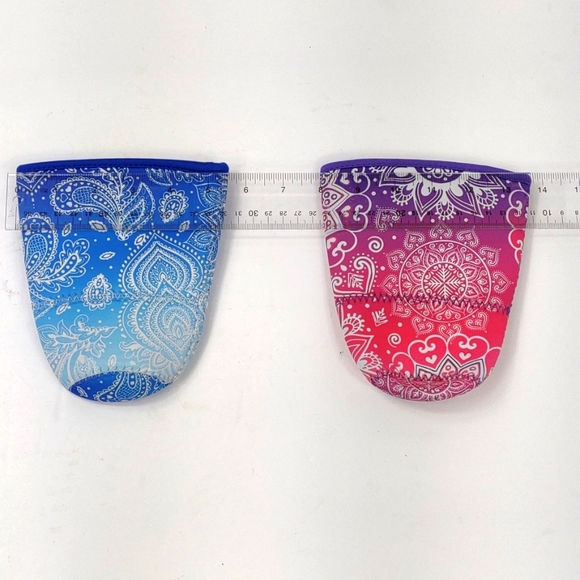 2 pack pink and blue Neoprene Water bottle coozies - Picture 8 of 8